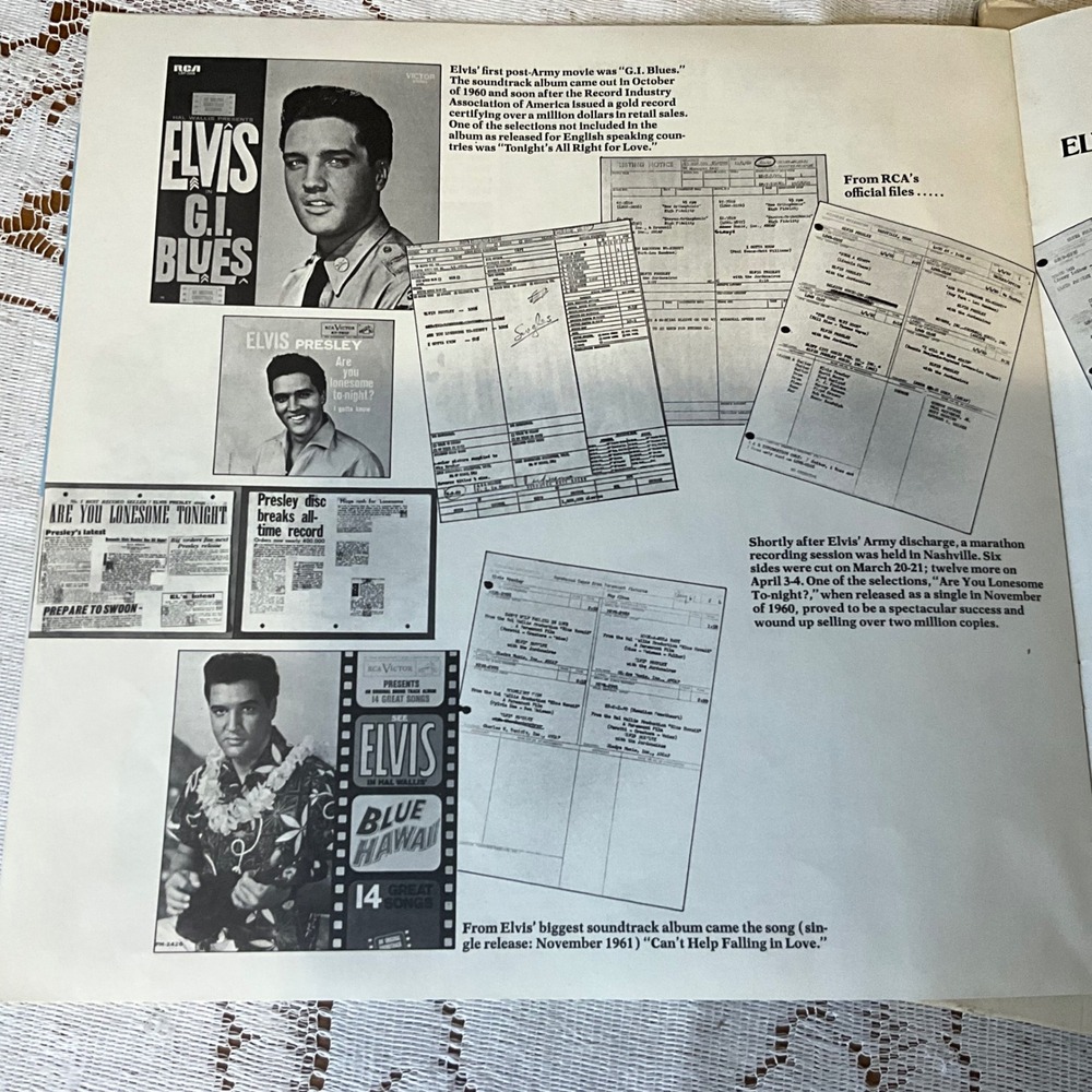 Elvis Presley A Legendary Performer Vol 1 Vinyl LP RCA CPL1-0341 with Booklet - Picture 13 of 16